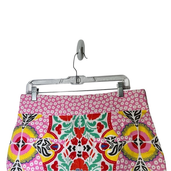 Boden Georgina 100% Linen Floral Shorts NWT Size US 10 - Picture 5 of 11